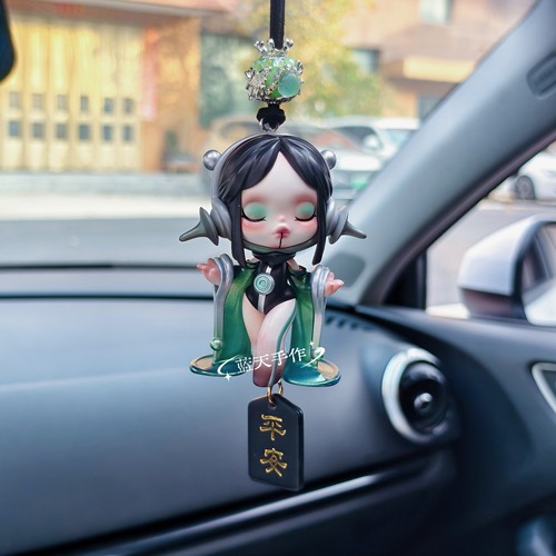 POPMART泡泡玛特车挂礼物正版