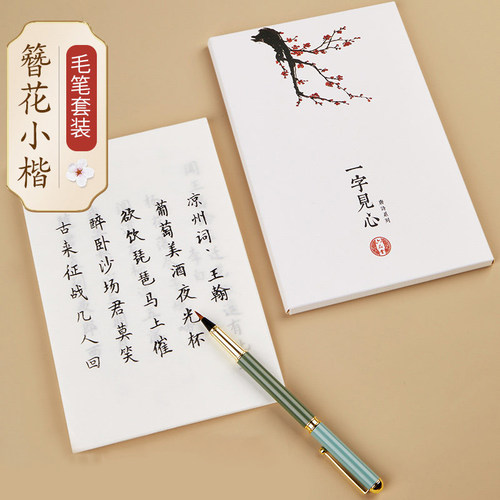 簪花小楷毛笔套装练字专用