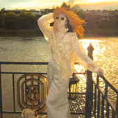 外衫 盘花刺绣杏色防晒开衫 上衣复古搭配裙子 赤霞橘光 麓津自制