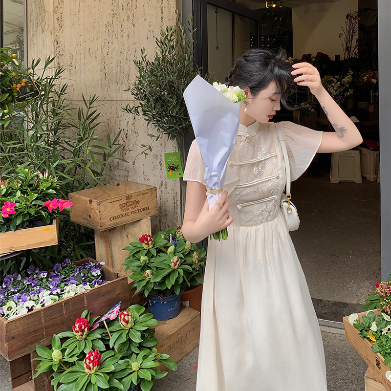 麓津棠梨煎雪国风款连衣裙