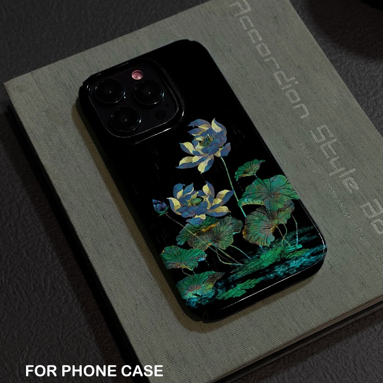 适用iPhone16promax苹果17小米17pro新款mate60华为p70荣耀200菲林nova13手机壳svivox300夜阑莲花oppofindx9