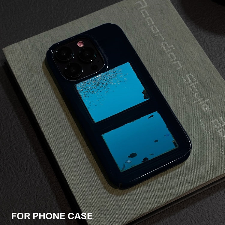 蓝色水族馆适用iPhone16promax苹果14小米15新款mate70华为p70nova13荣耀200手机壳opporeno13软壳vivox100