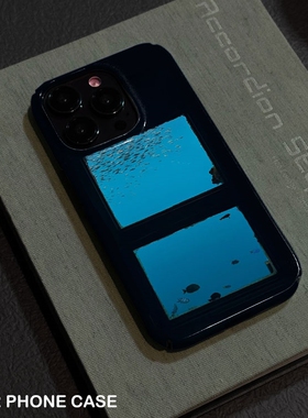 蓝色水族馆适用iPhone16promax苹果14小米15新款mate70华为p70nova13荣耀200手机壳opporeno13软壳vivox100