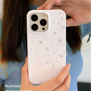 适用iPhone16promax苹果17小米17pro新款mate60华为p70荣耀200菲林nova13手机壳svivox300冰天雪地oppofindx9