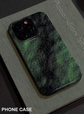 绿色螺纹适用iPhone16promax苹果15小米14新款mate60华为p70适用nova荣耀200菲林手机壳13opporeno12vivox100