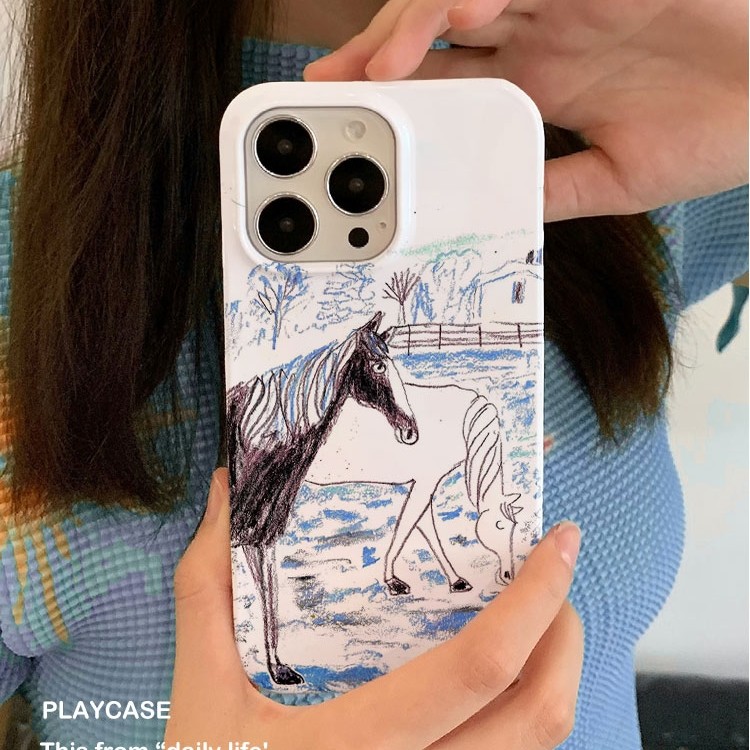 适用iPhone16promax苹果17小米17pro新款mate80华为p70荣耀200菲林nova15手机壳vivox300涂鸦马场~oppofindx9,3C数码配件,手机保护套/壳,淘宝优惠券,粉丝福利购,淘宝优惠卷