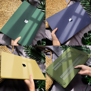 适用2023苹果电脑保护壳macbookpro14保护套macbookair13寸笔记本15macbook外壳macair贴膜pro新12macpro16