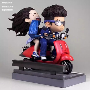 【预定】M3 灌篮高手 摩托车 宫城 彩子 动漫 雕像 人物 gk 模型
