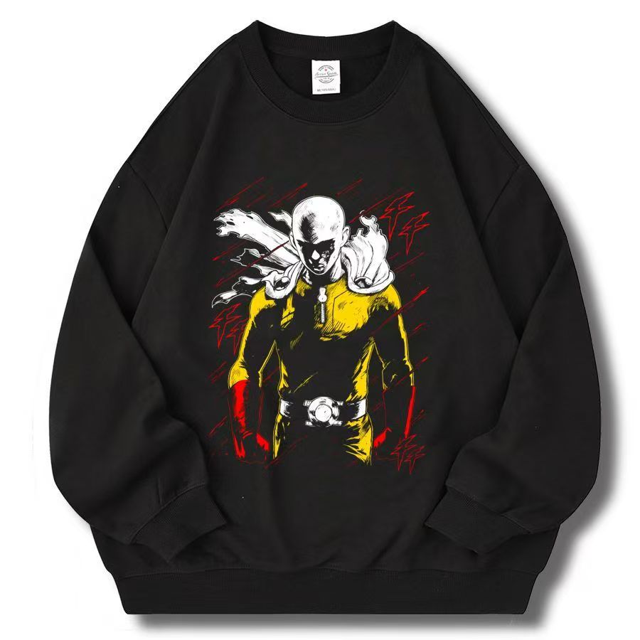 一拳超人琦玉加绒卫衣男秋冬