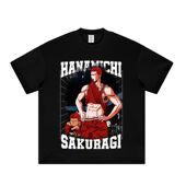灌篮高手T恤电影SLAM DUNK周边动漫樱木花道日系休闲宽松情侣短袖