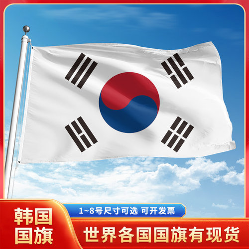 韩国国旗12345号户外世界各国