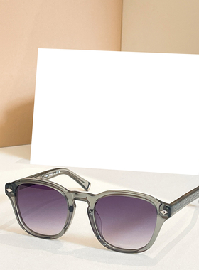 日系OP复古圆形遮阳中小脸太阳镜