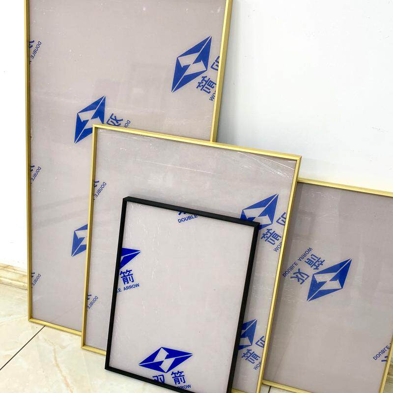 十字绣钻石画边框装裱外框轻奢铝合金金属画框带有机玻璃相框定制