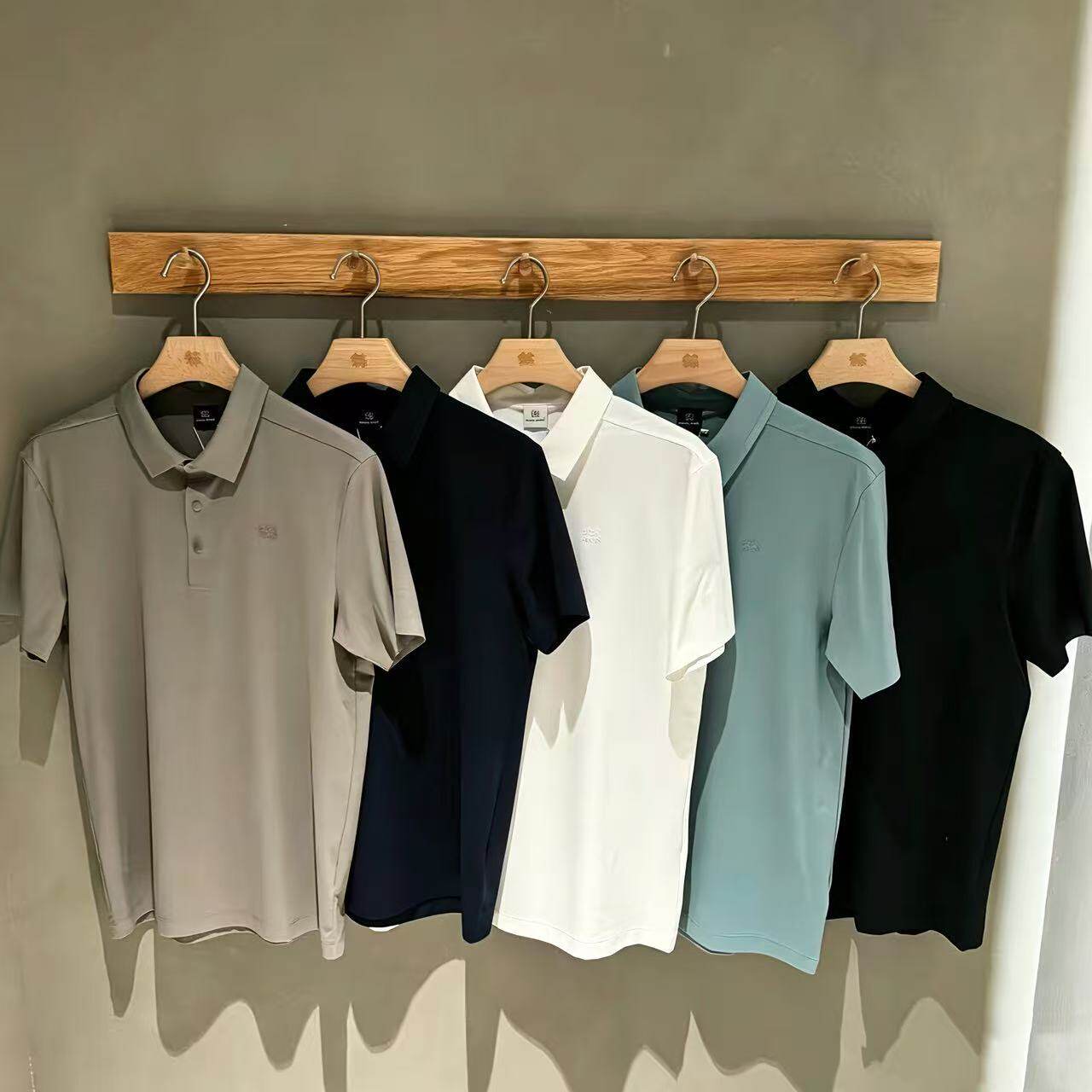 KOLON/可隆 SPORT 新款经典男士户外宽松速干短袖舒适轻薄POLO衫