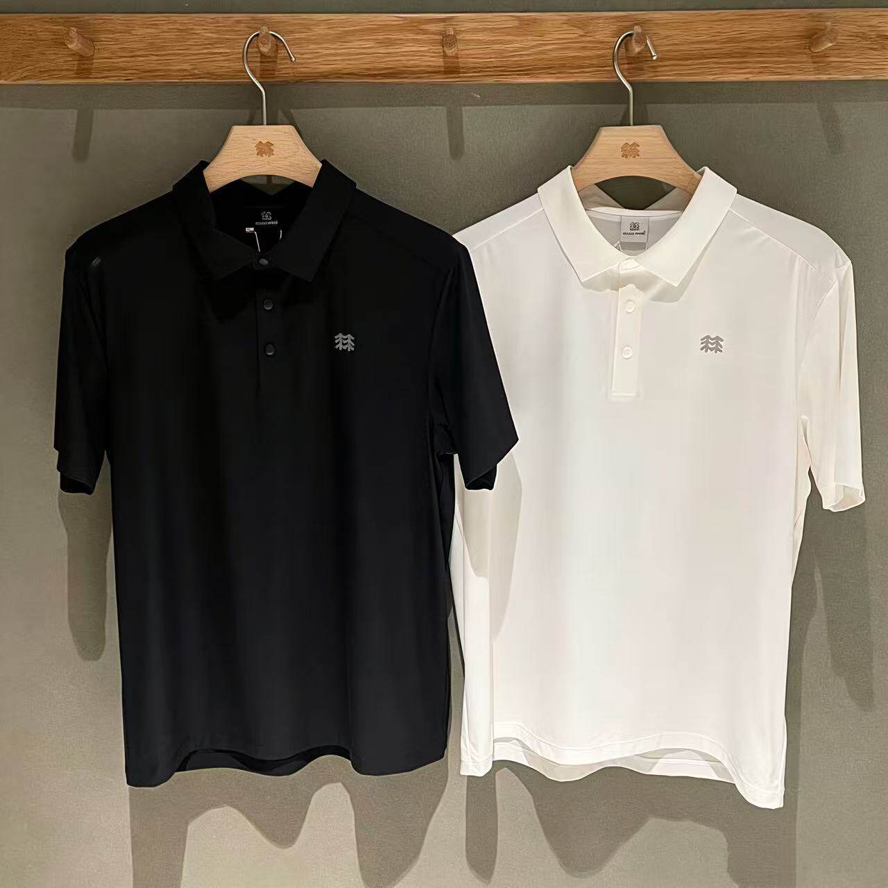 KOLON/可隆 SPORT 男款户外透气凉感弹力翻领短袖舒适时尚POLO衫