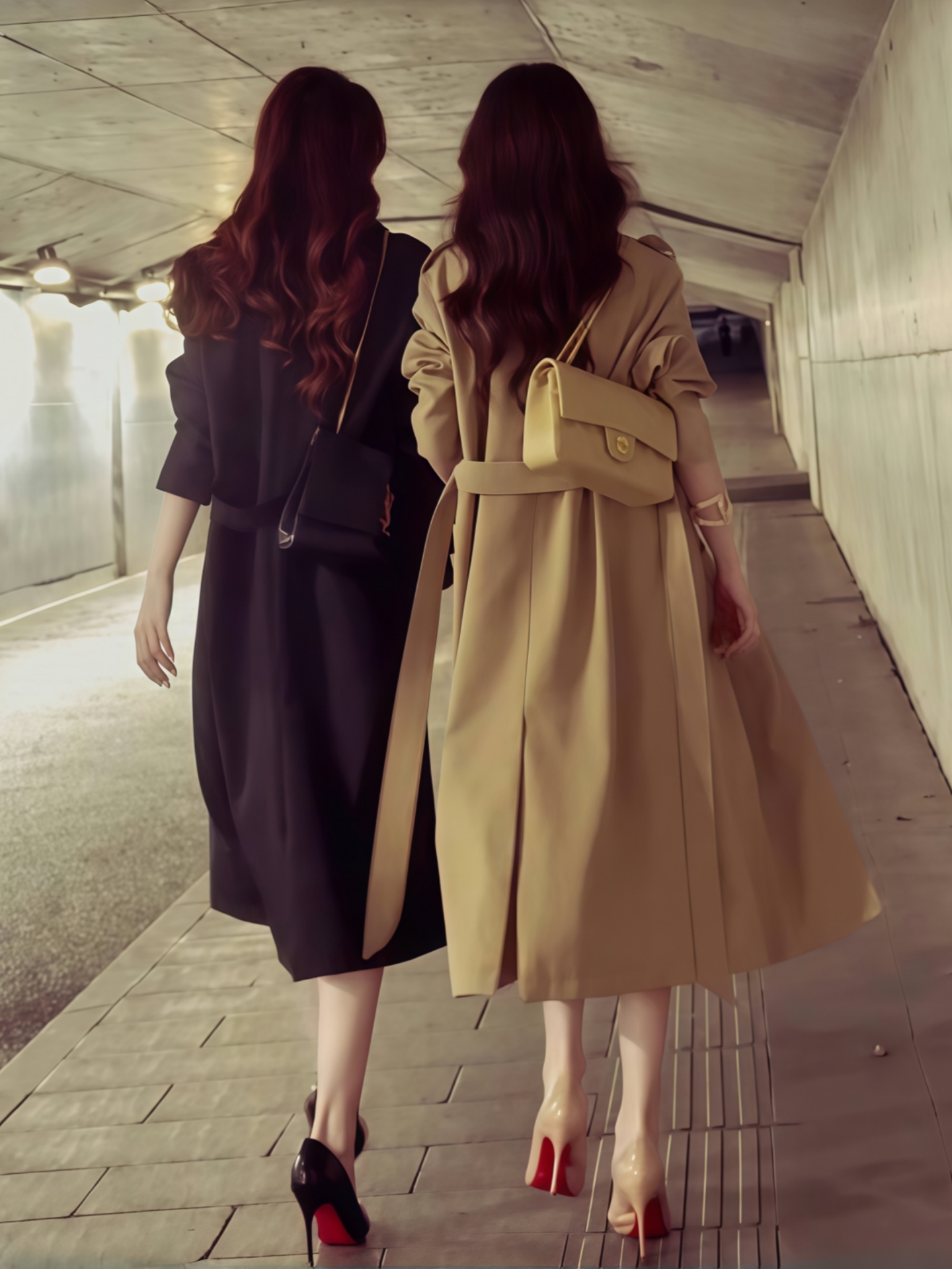 卡其色风衣外套女2025春秋新款韩版休闲收腰小个子中长款正肩大衣