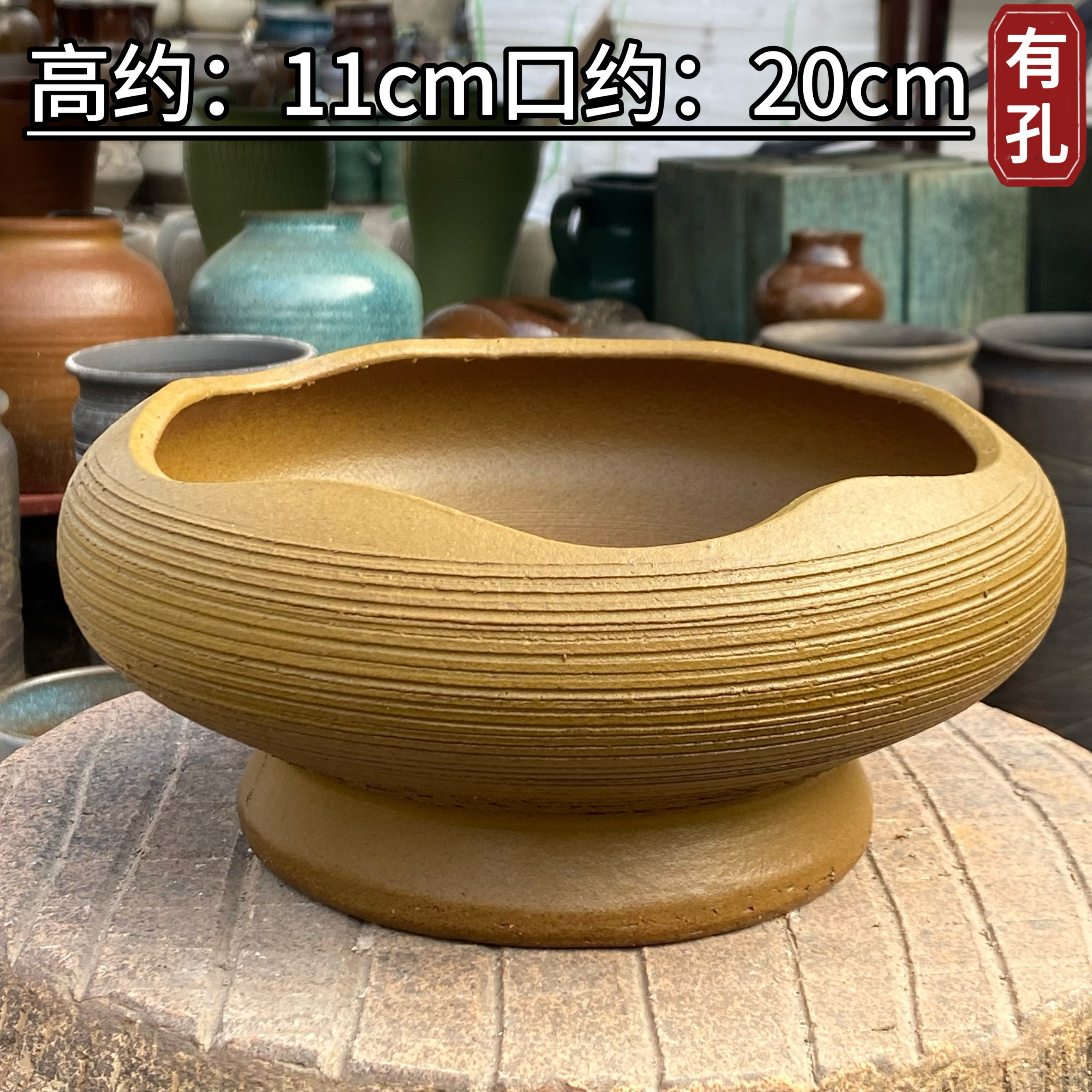 多肉拼盘陶瓷花盆手工花盆多肉花盆粗陶花盆花盆批发盆然心动