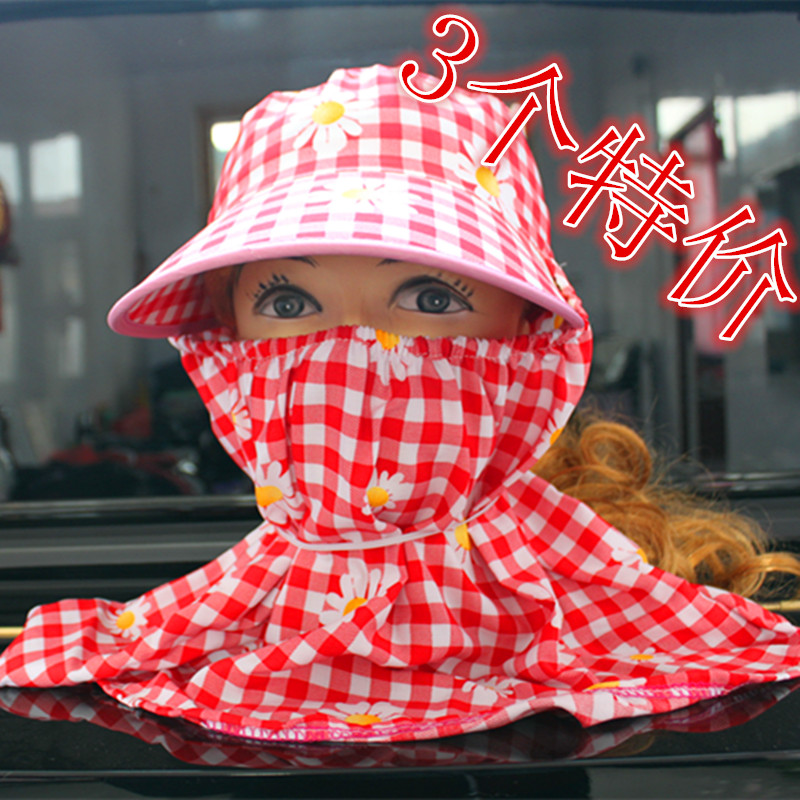 人造棉女士春季棉绸帽子遮阳帽