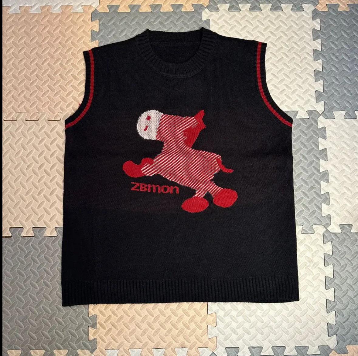 2024秋冬新款韩版宽松显瘦百搭针织马甲女无袖坎肩背心外穿毛衣潮