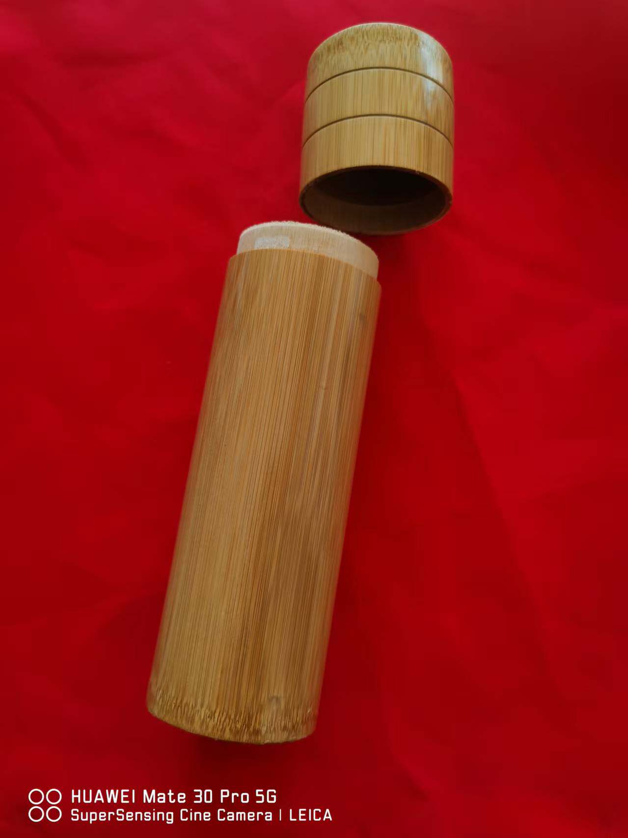 蓍草专用带盖竹筒蓍草筒竹筒收纳竹筒竹筒蓍草文王