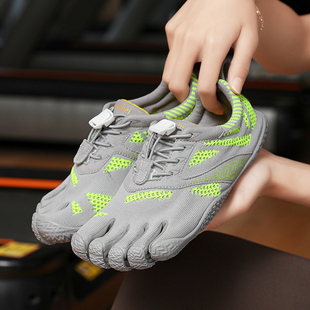 五指鞋女男室内软底瑜伽普拉提力量训练鞋防滑健身赤足深蹲分趾鞋