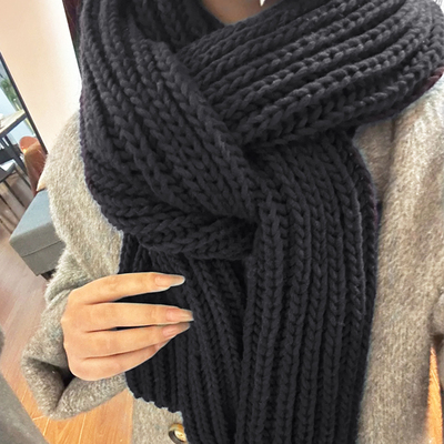 8股情人棉毛线针织围巾毛线手工diy手织围脖初学者送男友自制礼物