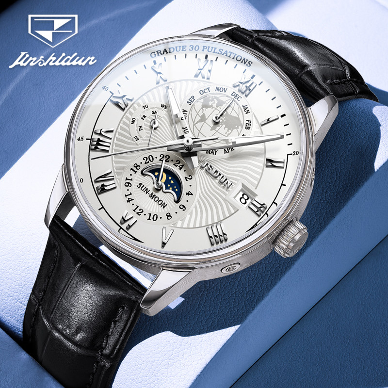 瑞士品牌新款夜光防水男机械表