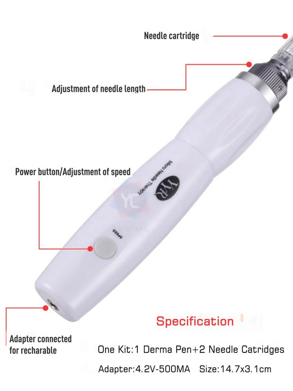 Electric Microneedling Pen for Professional Skin Care - Product image 3