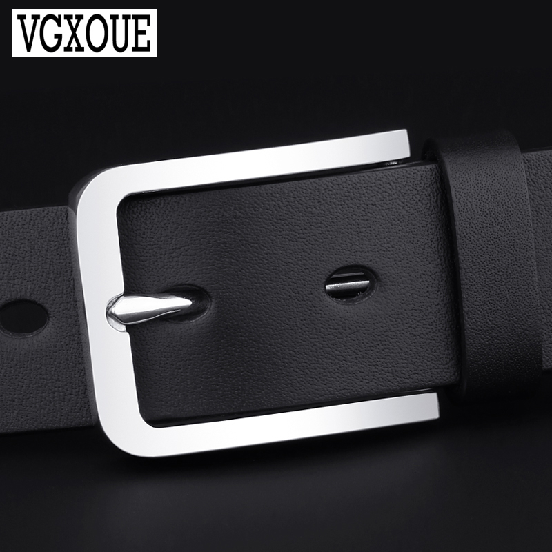 不锈钢休闲风商务正装黑色皮带