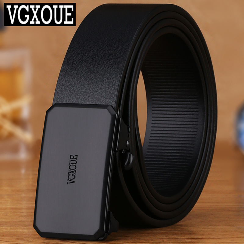 VGXOUE男士真皮腰带无牙自动扣