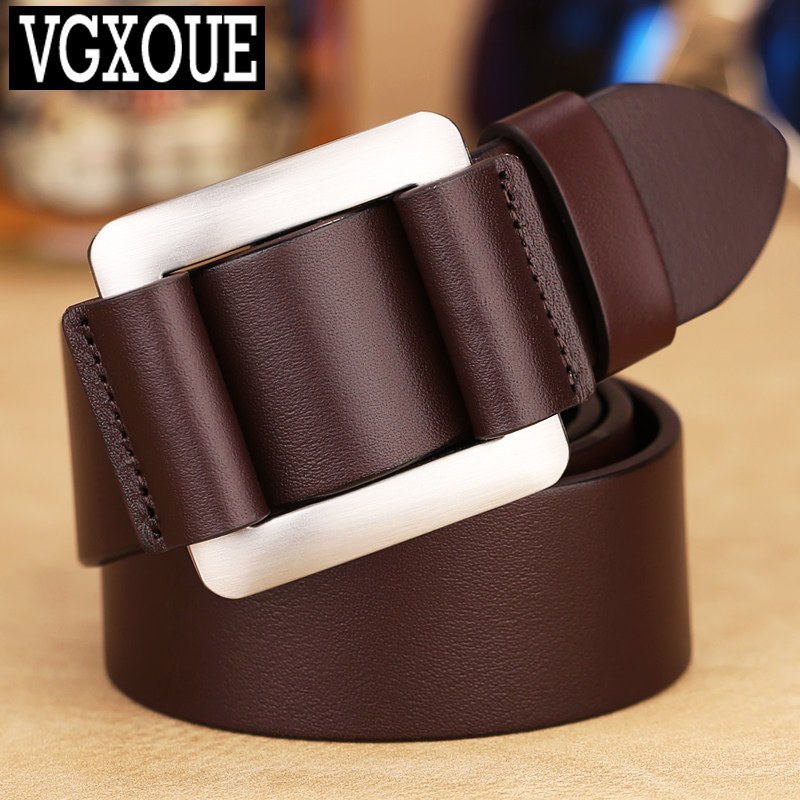 头层牛皮皮带男真皮休闲复古个性无孔腰带男青年中年男士牛仔裤带