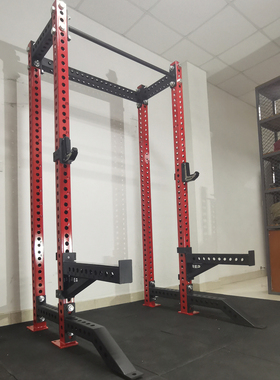 REP FORCE V1 V2 商用组合深蹲框架 开放深蹲架 （红色）