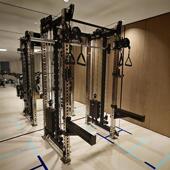 不锈钢立柱多功能 史密斯机 REP第5代双飞鸟训练器深蹲架 卧推架