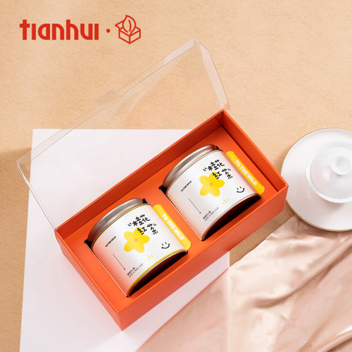 天汇茶叶包装礼盒花茶通用密封罐