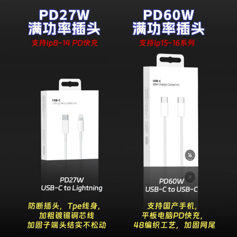 小白盒适用于苹果PD快充数据线苹果15双头TYPE-C口手机快充线配件,3C数码配件,其它配件,淘宝优惠券,粉丝福利购,淘宝优惠卷
