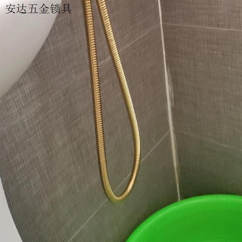 不锈钢淋浴软管花洒软管防爆淋雨喷头水管电镀金属软管喷头莲蓬.