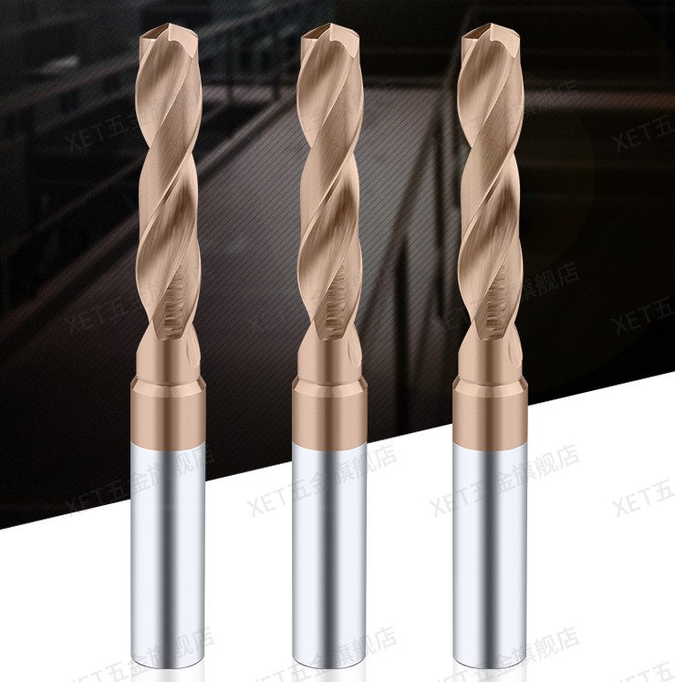 60度涂层钨钢钻头3D粗柄钻9.1 9.2 9.3 9.4 9.6 9.7 9.8 9.9柄10