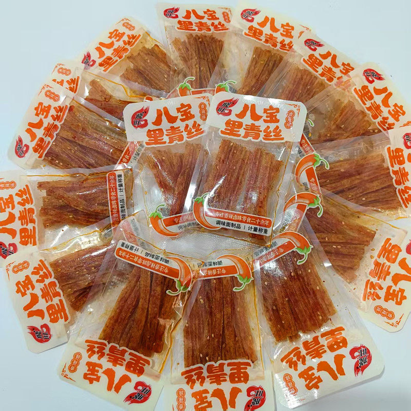 飞旺八宝里青丝辣条散称独立小包装香辣味儿时怀旧休闲解馋小零食