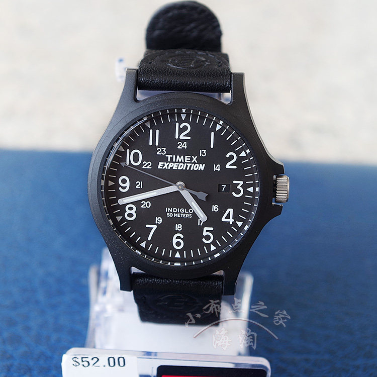 天美时timex男表 timex户外运动腕表 tw4b08100 经典黑色表盘