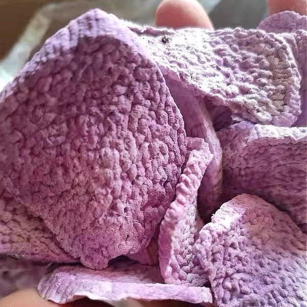 老品种紫山药干天根无熏染