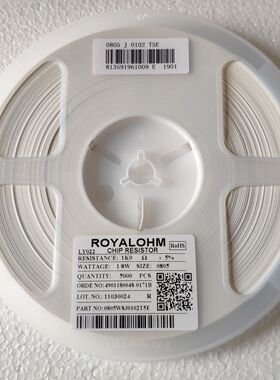 0805W8J0102T5E 0805 1K ±5% 1/8W RS-05K102JT RTT05102JTP