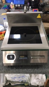 8KW/380V红外线温控铁板烧牛扒专用电磁炉