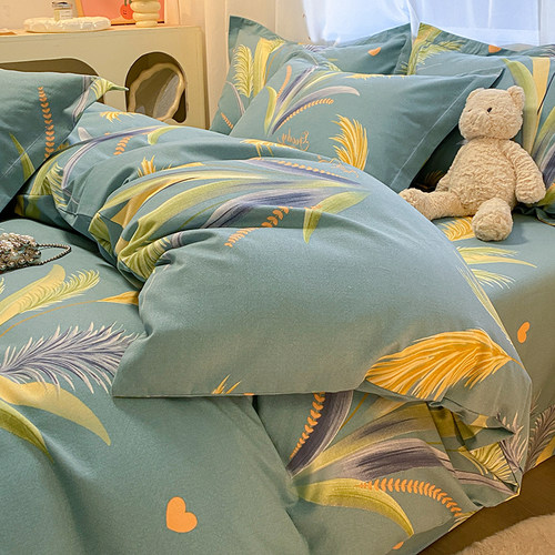 纯棉磨毛被套单件冬季加厚