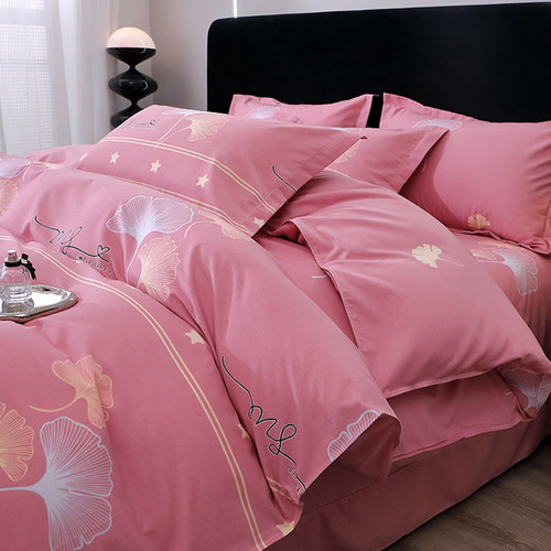 田园花卉全棉磨毛被套单件加厚