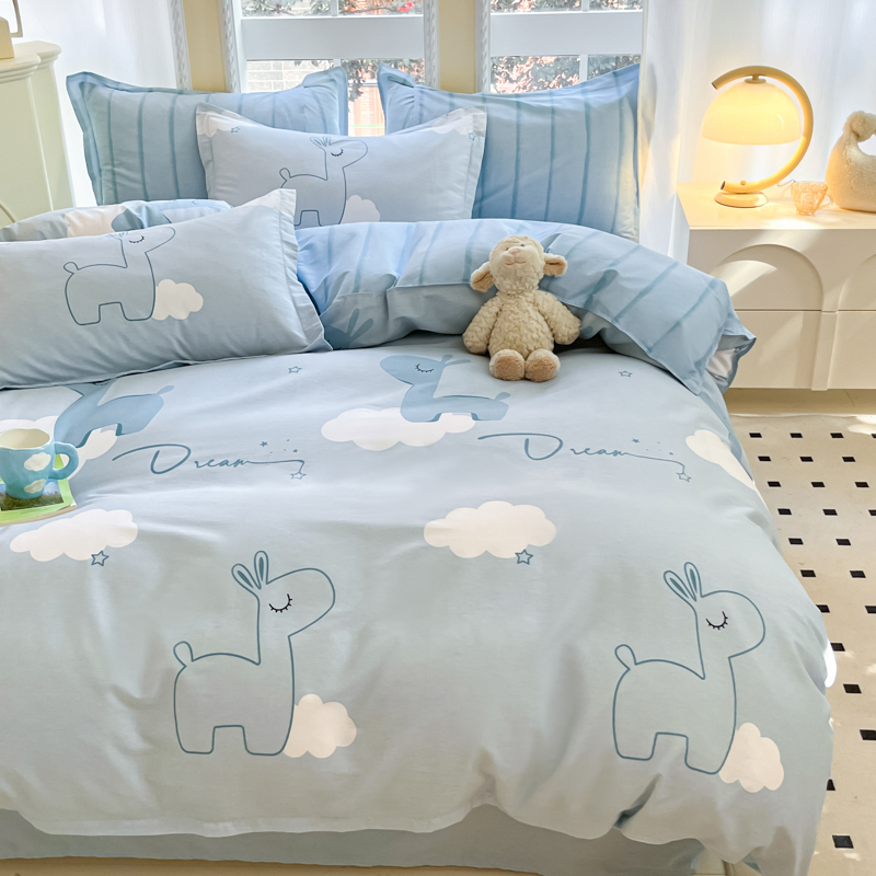 小清新被套单件纯棉100全棉被罩