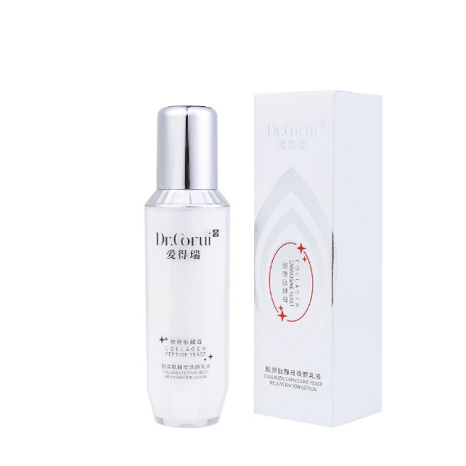 爱得瑞胶原肽酵母焕颜乳液保湿滋润面部护肤品原液110ml