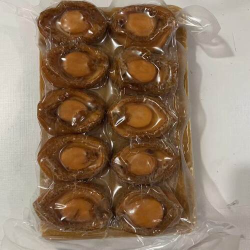 10只葱烧鲍汁鲍鱼开袋加热即食头宴会红烧黄金鲍溏心鲍捞饭