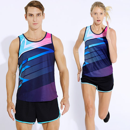 男女田径服马拉松夏季装备透气