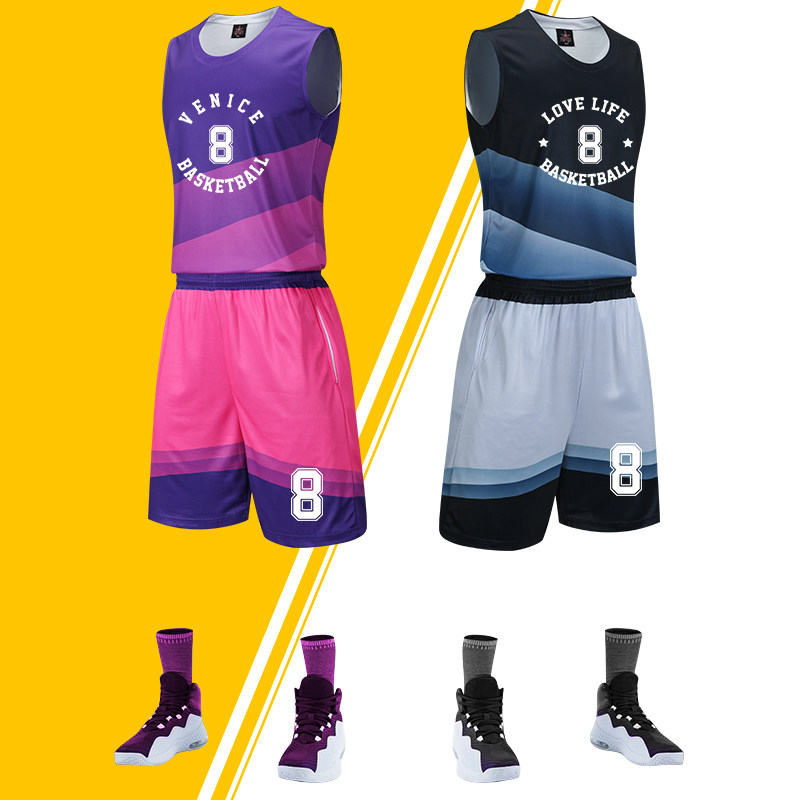 打篮球衣服球衣篮球男外穿球服男套装个性潮运动套装篮球服一套