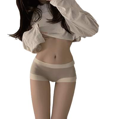 0感无敏无痕中高腰简约内裤女